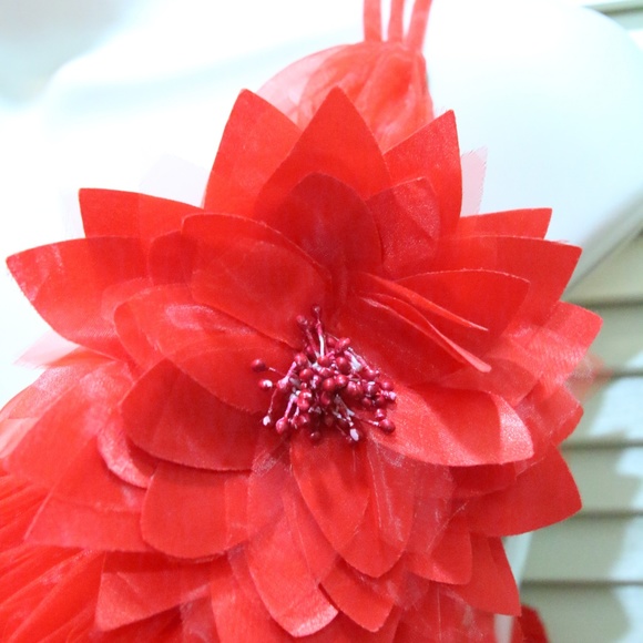 Red Cinderella Divine Prom | Homecoming Dress Sz 8 - Picture 5 of 7